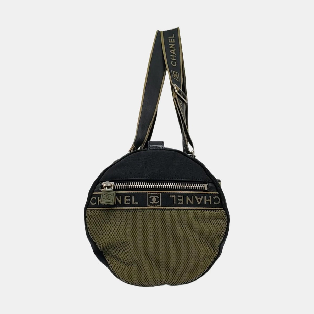 Chanel CHANEL No. 10 Sports Line Boston Shoulder Bag Black