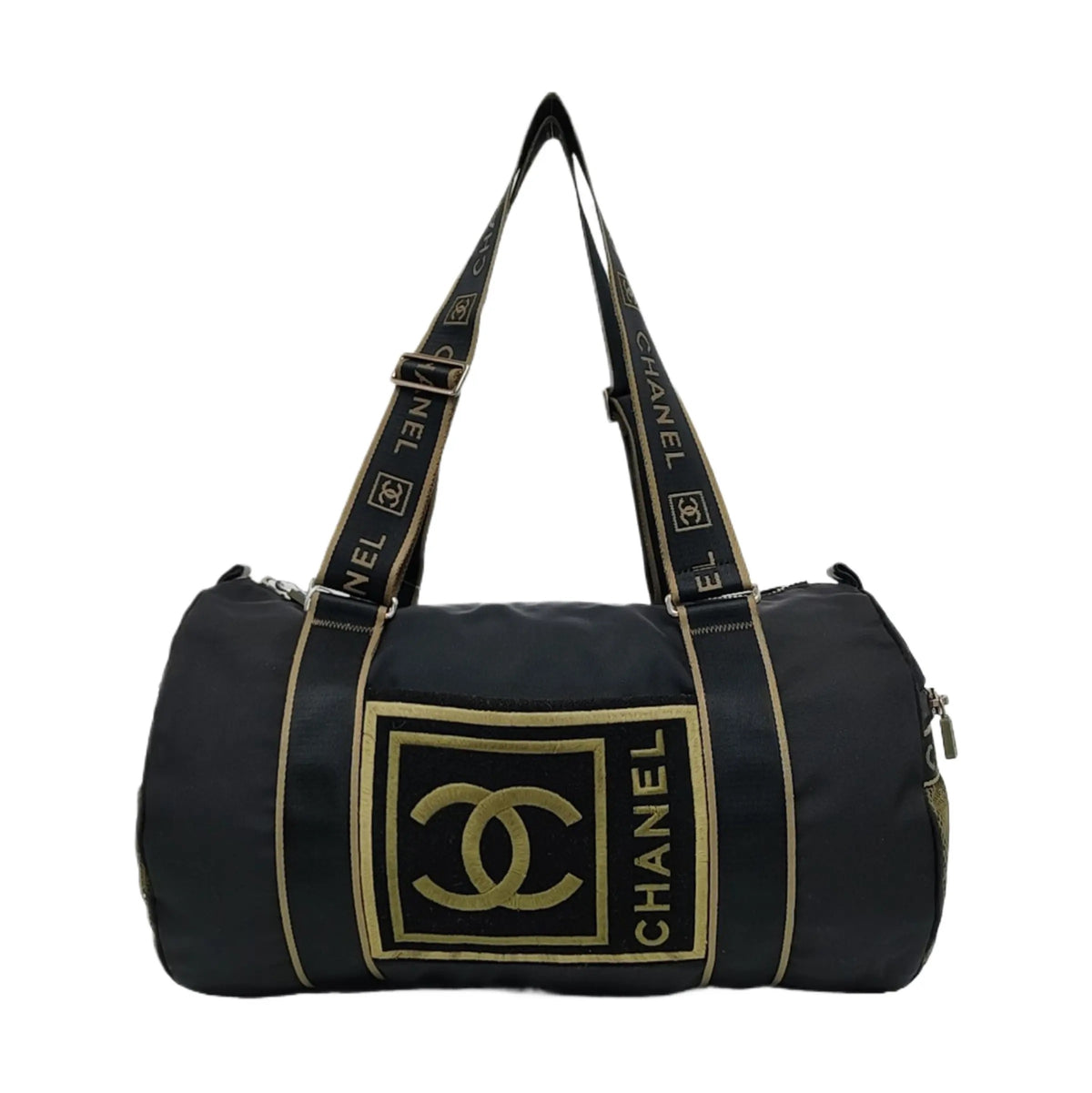 Chanel CHANEL No. 10 Sports Line Boston Shoulder Bag Black