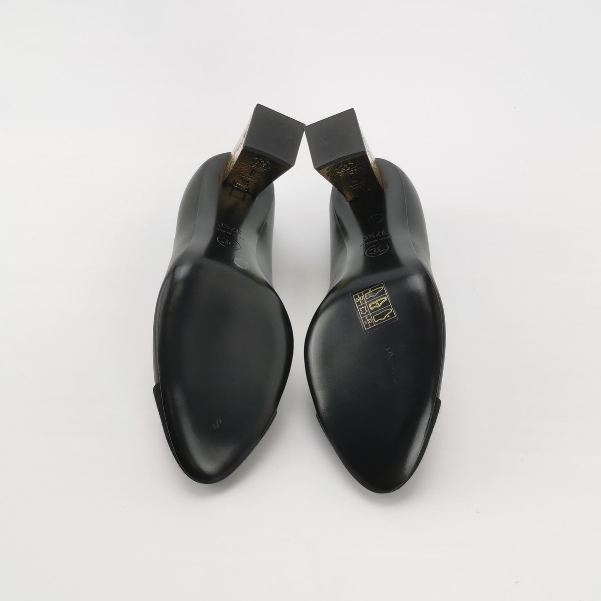 Chanel Leather Heels-37.5