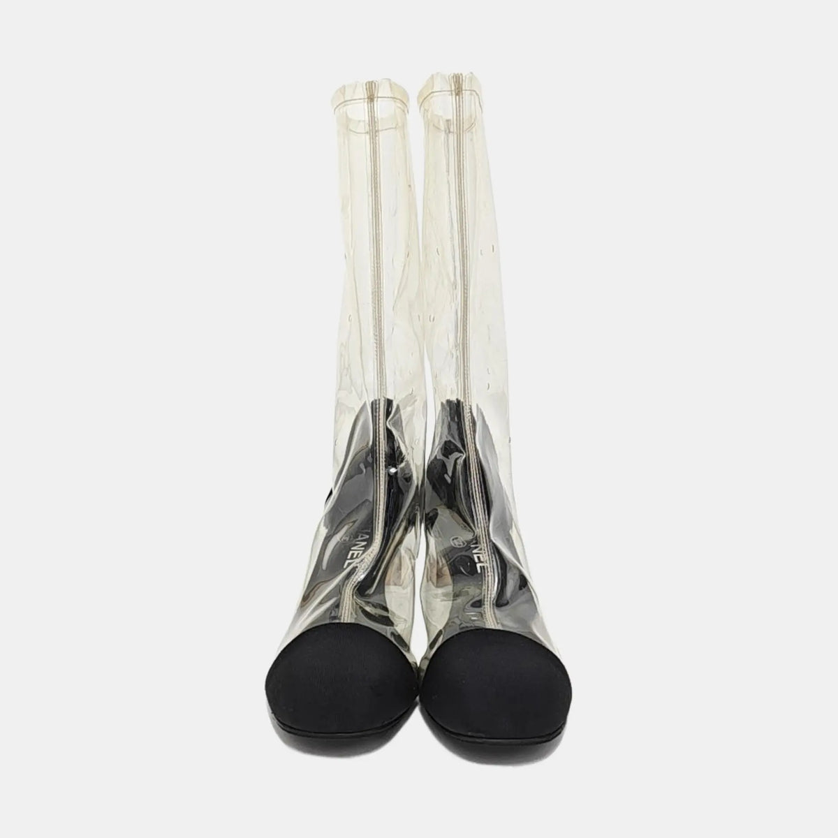 Chanel Transparent Boots-38.5