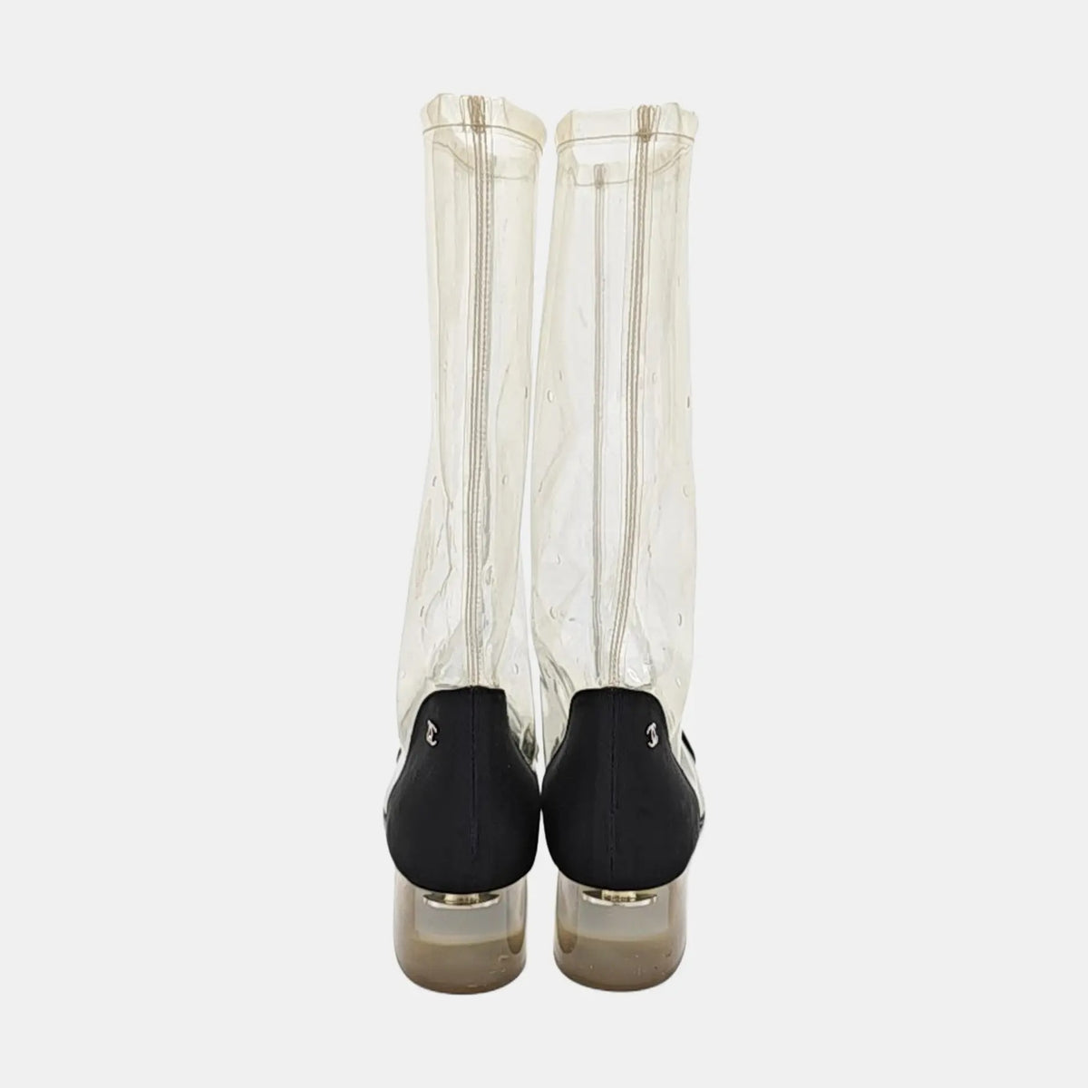 Chanel Transparent Boots-38.5