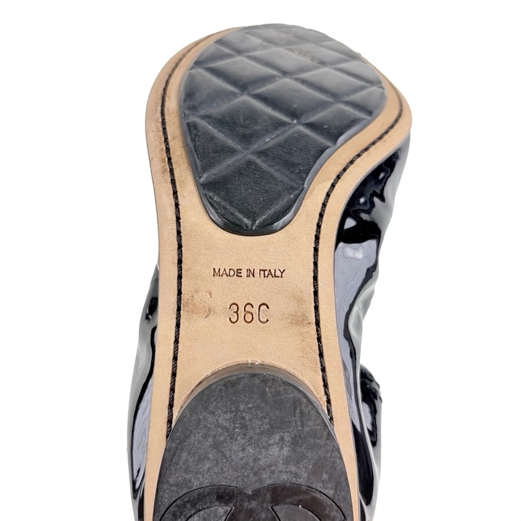 Chanel Patent Ballet Flat-36