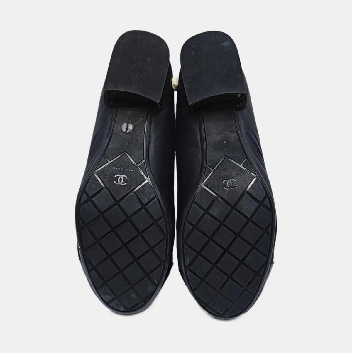 Chanel Black Quited Nylon Boots-38.5