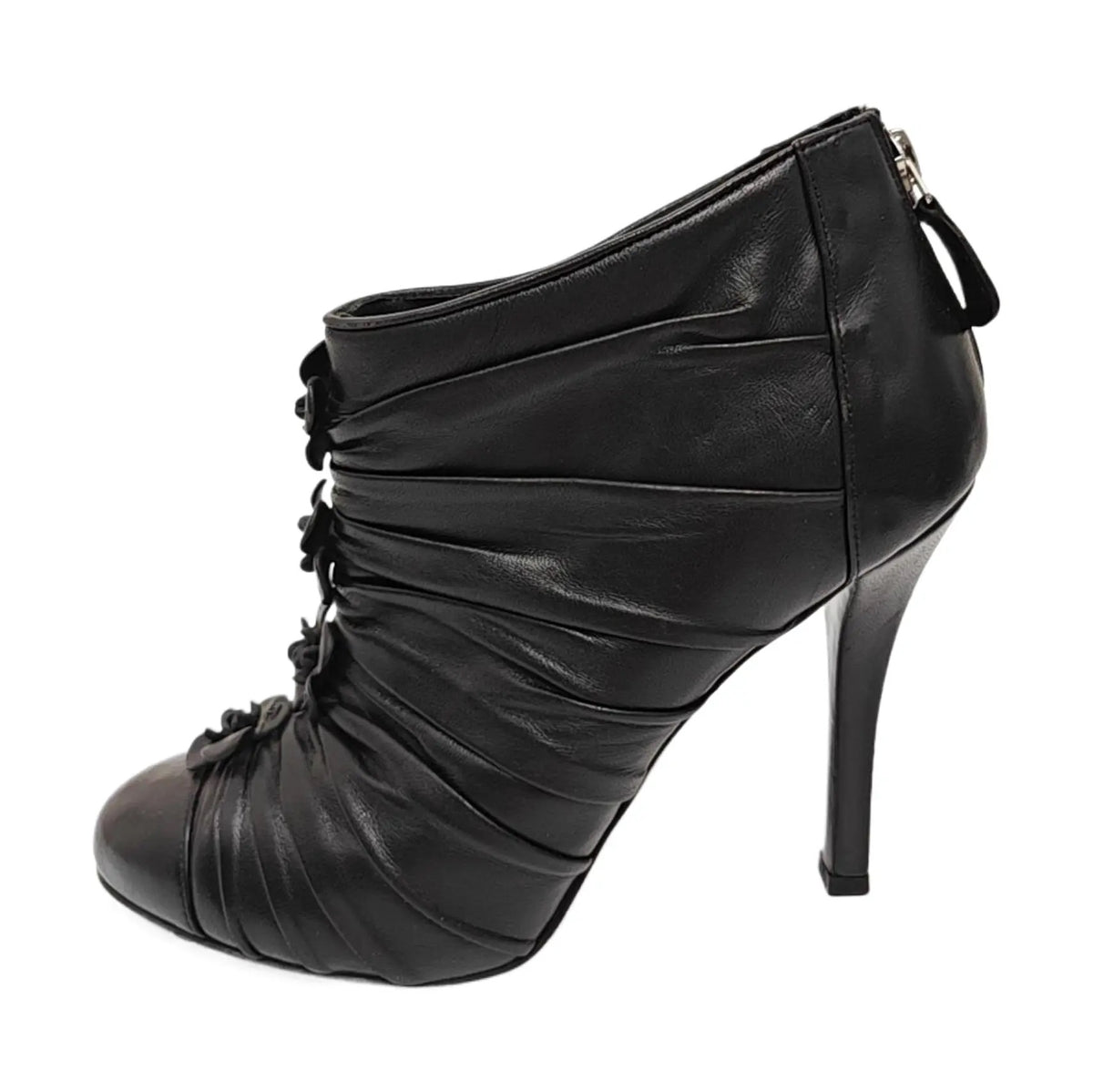 Chanel Leather Boots-37.5