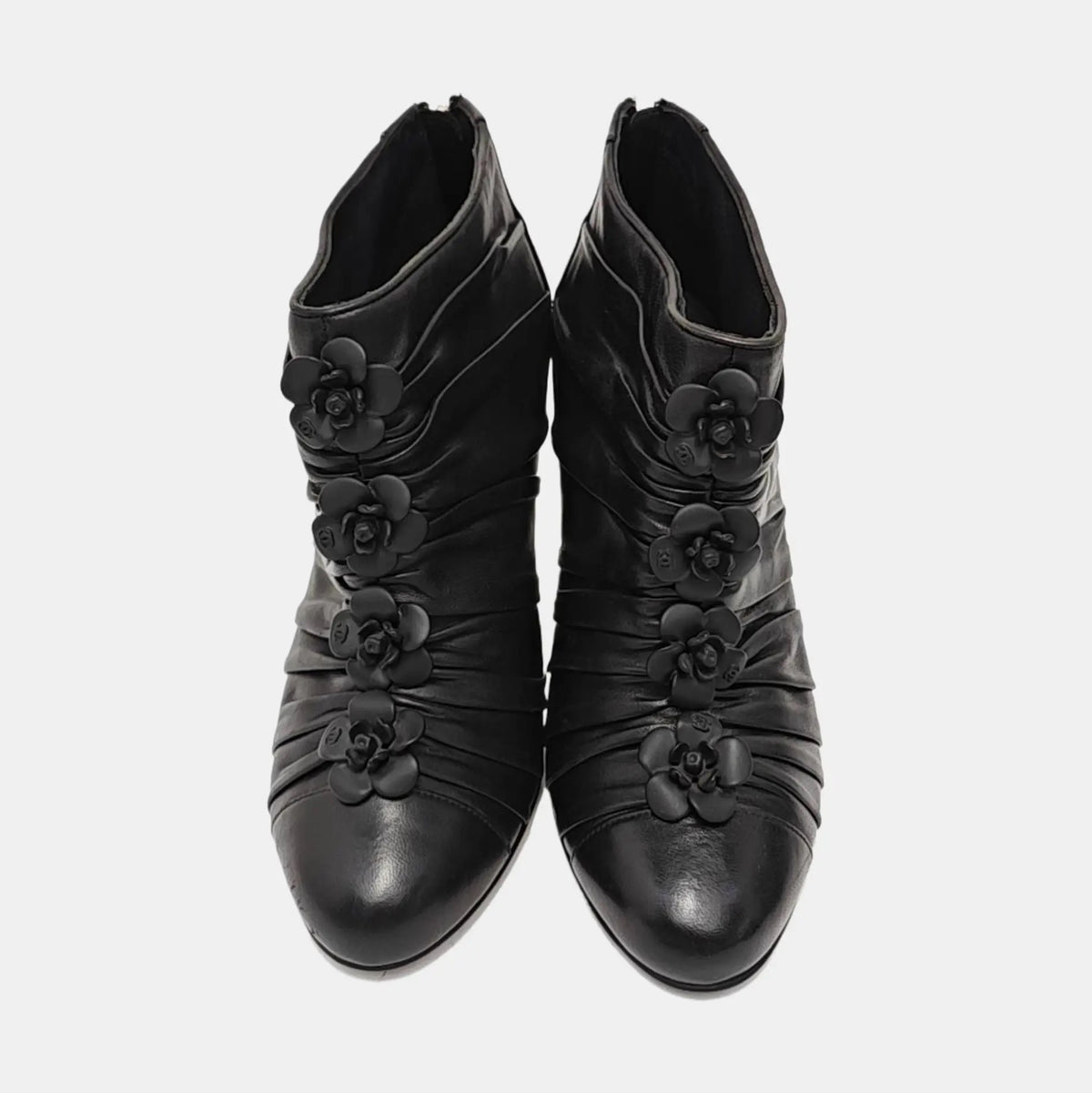 Chanel Leather Boots-37.5