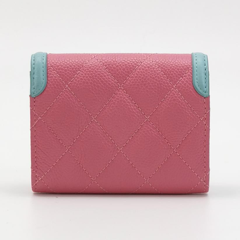 Chanel Filigree Flap Card Holder