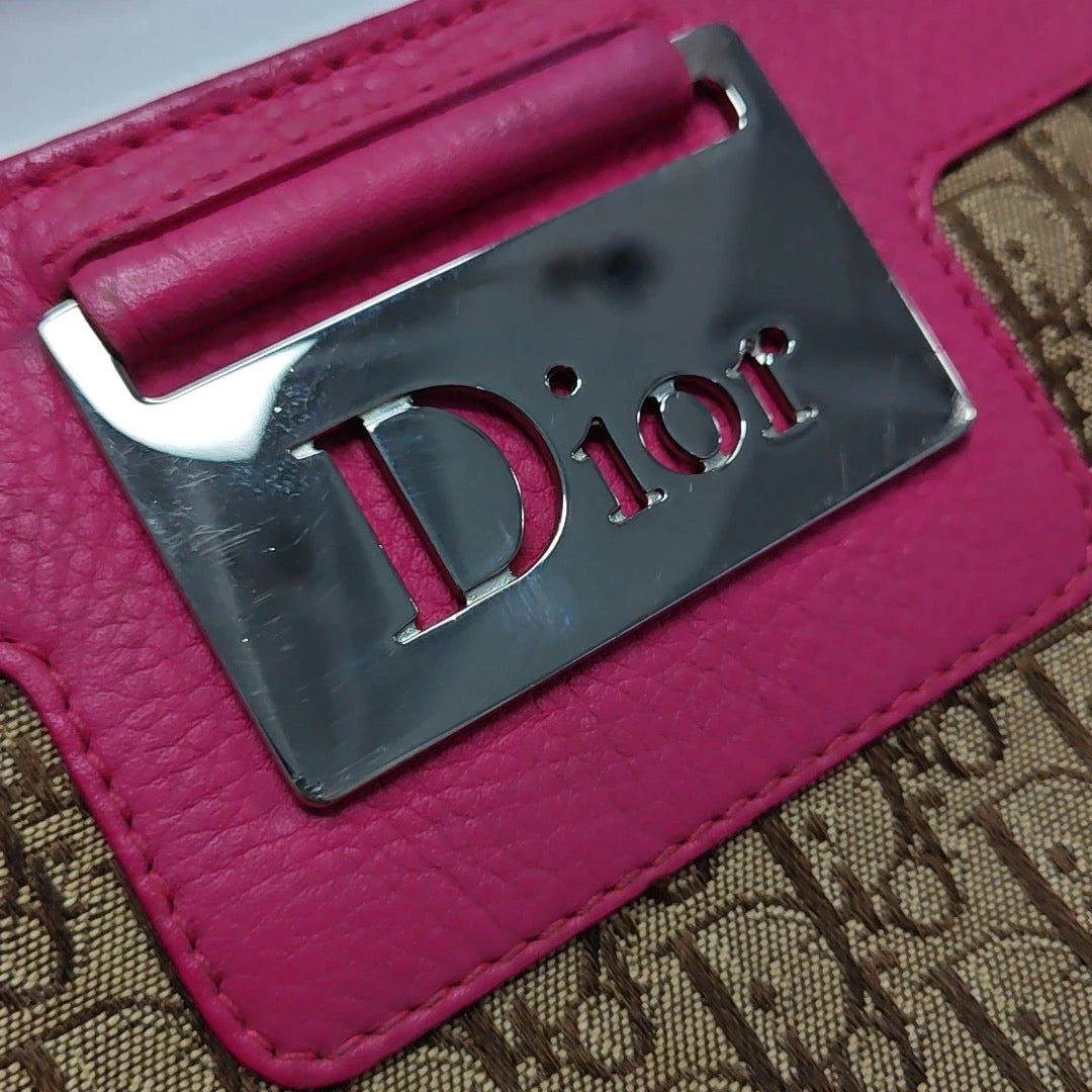 Christian Dior 2005 Trotter Canvas Tote Bag