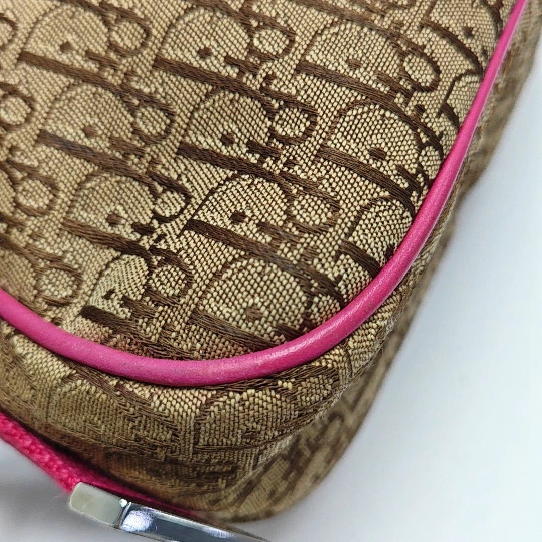 Christian Dior 2005 Trotter Canvas Tote Bag
