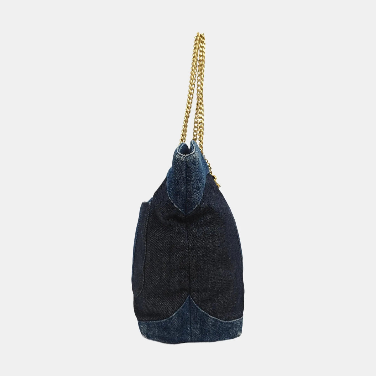 Chanel Denim Two Tone Large Shopping Bag