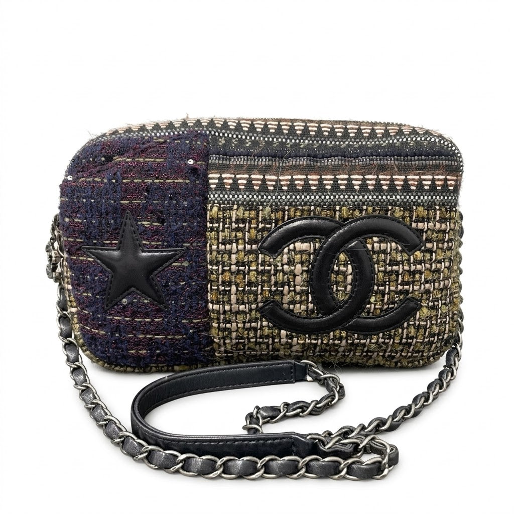 Chanel Paris-Dallas Tweed Camera Case