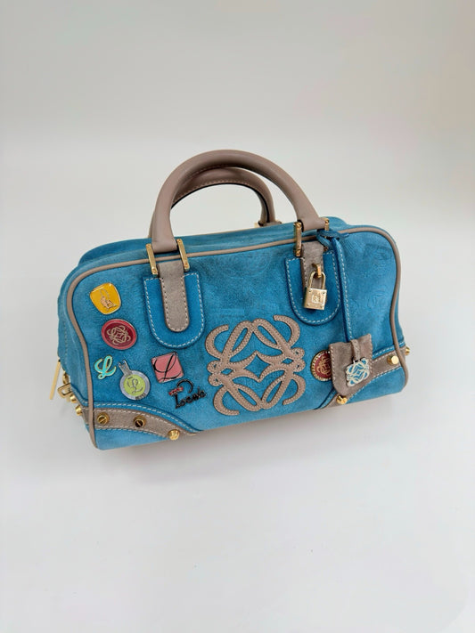 Loewe Suede Amazona 36 Bag