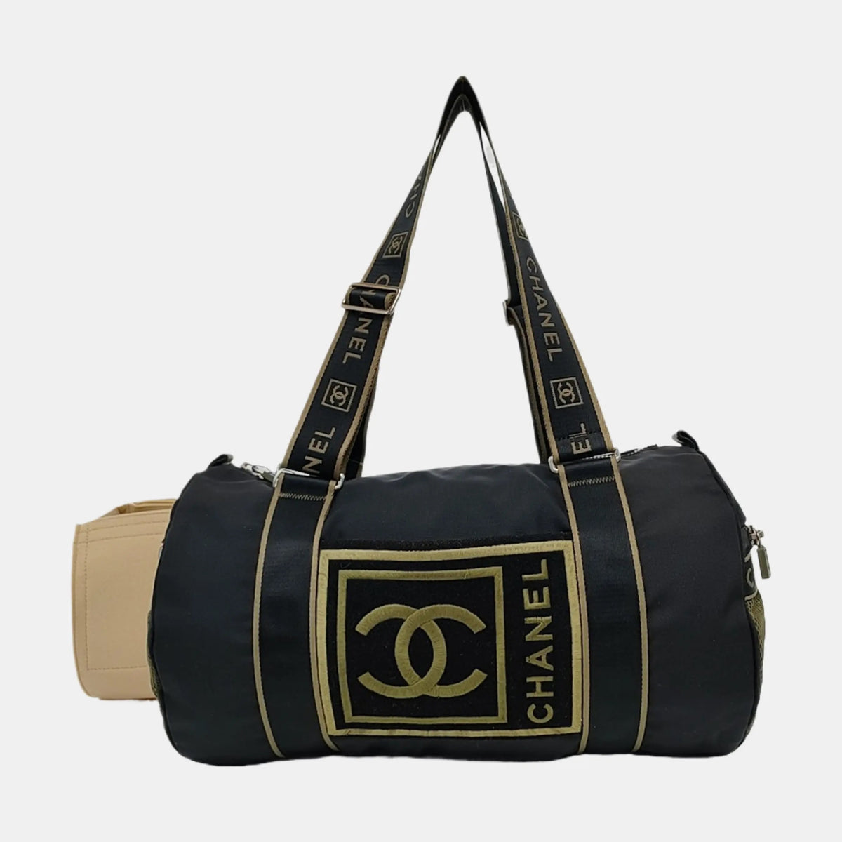 Chanel CHANEL No. 10 Sports Line Boston Shoulder Bag Black