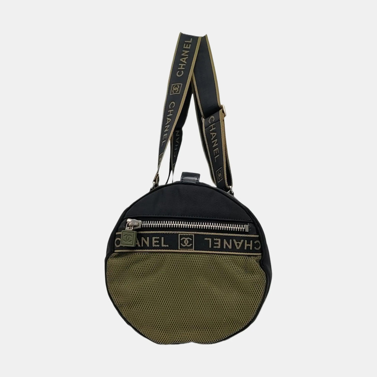 Chanel CHANEL No. 10 Sports Line Boston Shoulder Bag Black