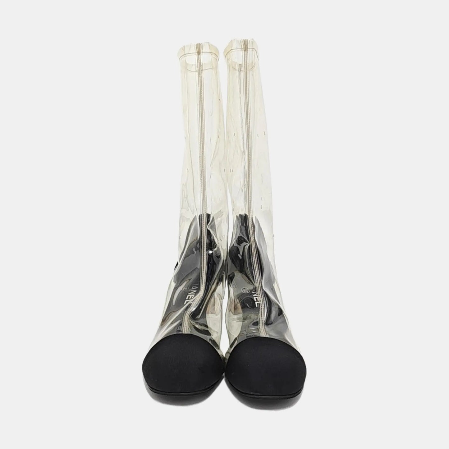 Chanel Transparent Boots-38.5