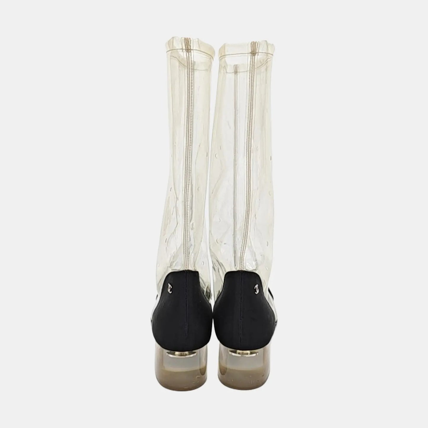 Chanel Transparent Boots-38.5