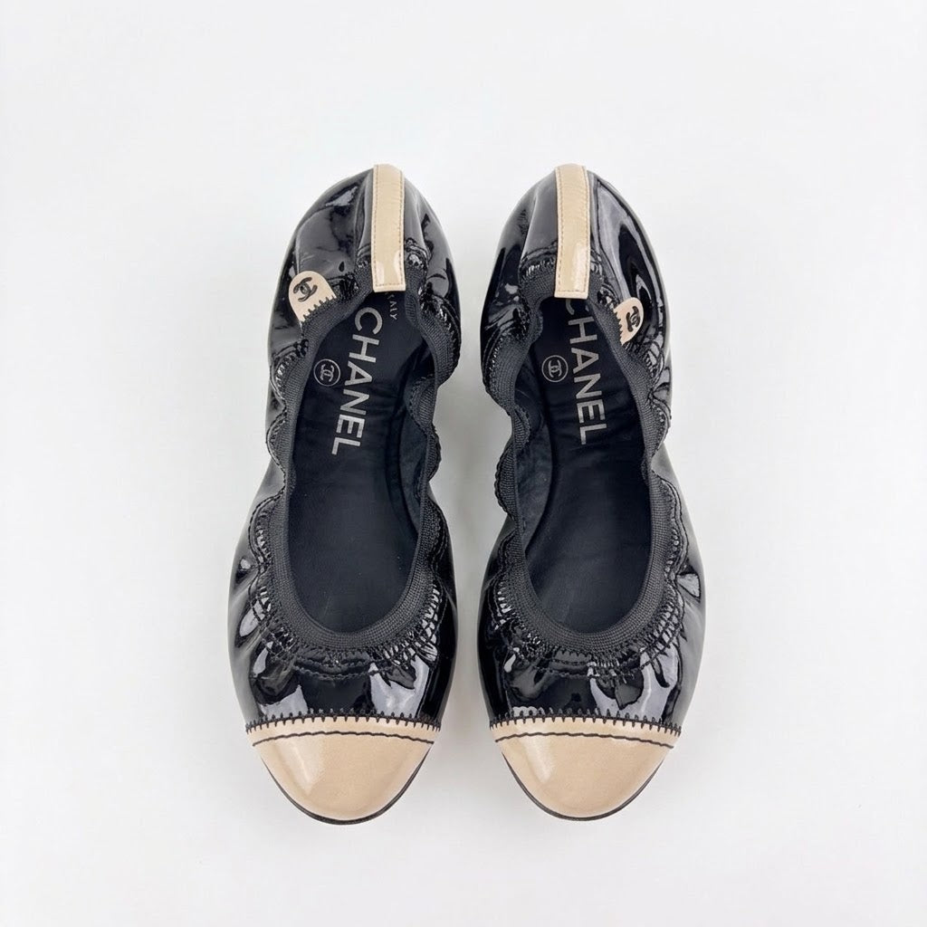 Chanel Patent Ballet Flat-36