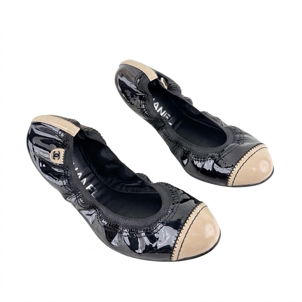 Chanel Patent Ballet Flat-36