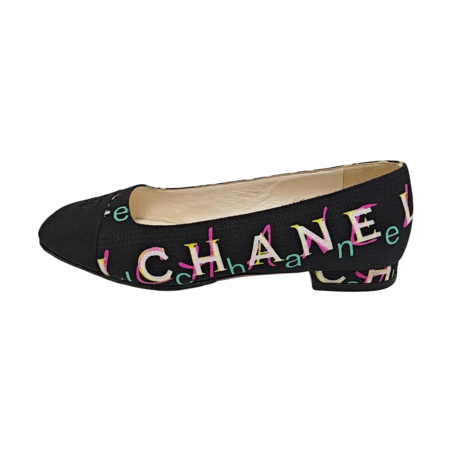 Chanel CC COCO Mark Print Ballet Flat-36.5