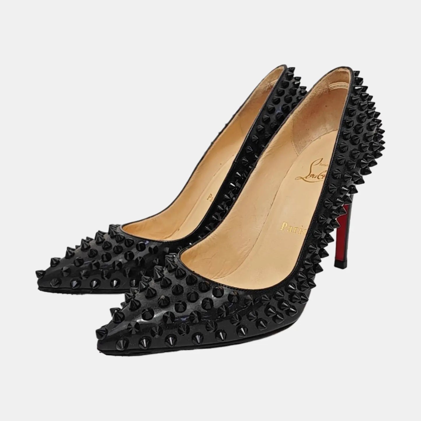 Christian Louboutin 100mm Spike-embellished Pointed-toe Pumps