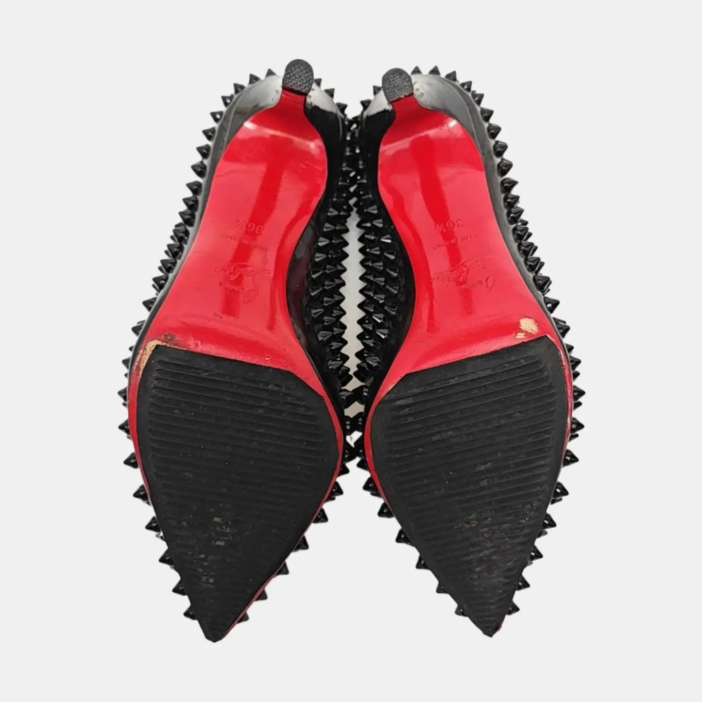 Christian Louboutin 100mm Spike-embellished Pointed-toe Pumps