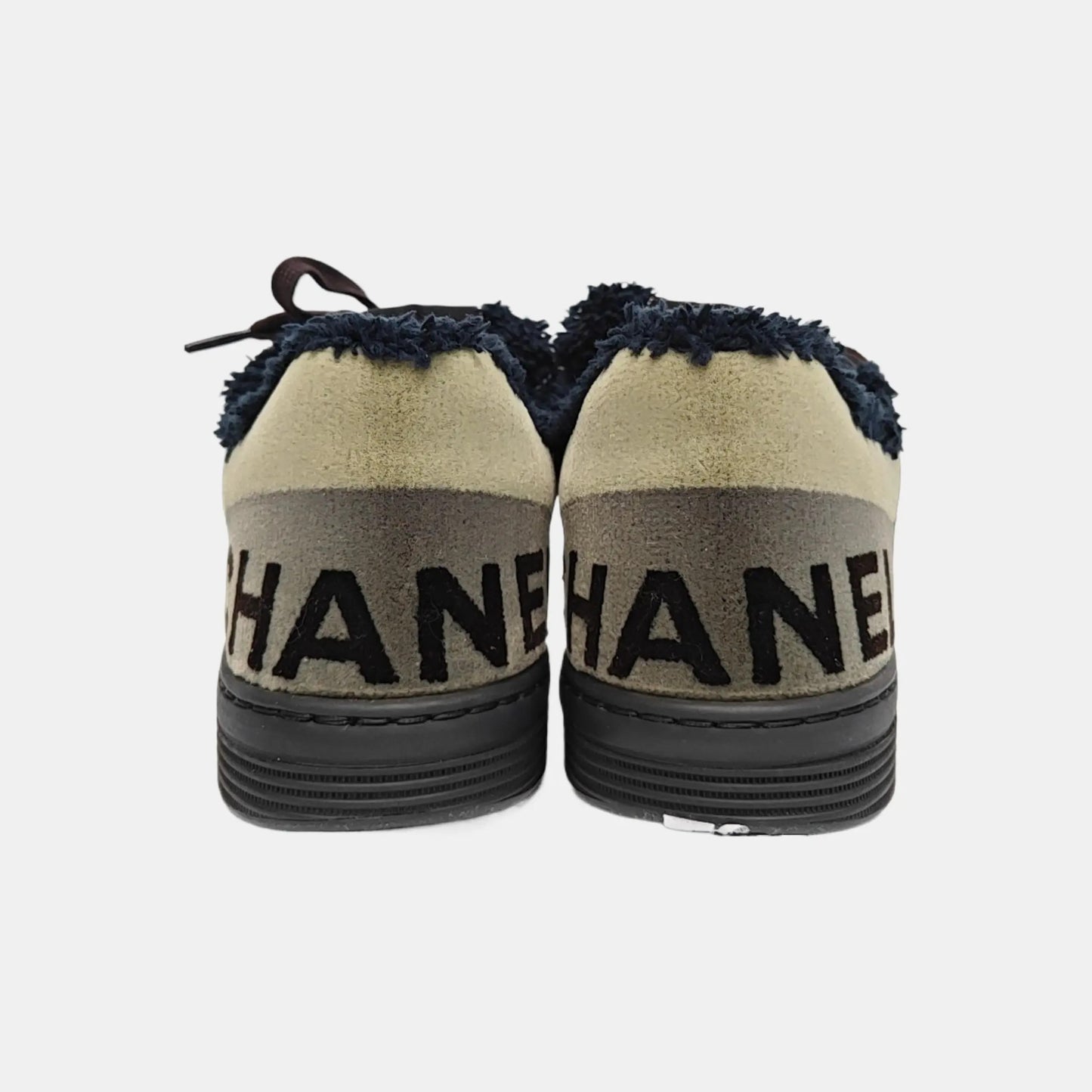 Chanel Velvet Trainers-35.5