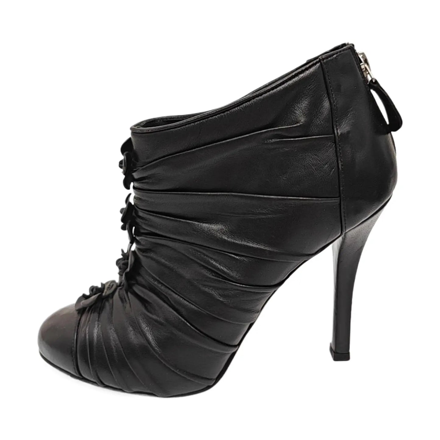 Chanel Leather Boots-37.5