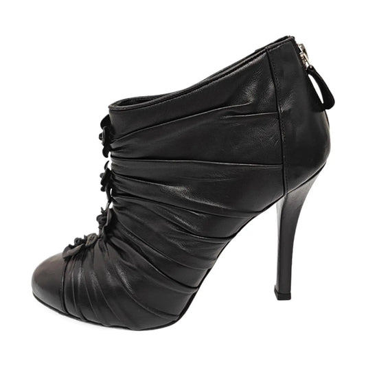 Chanel Leather Boots-37.5