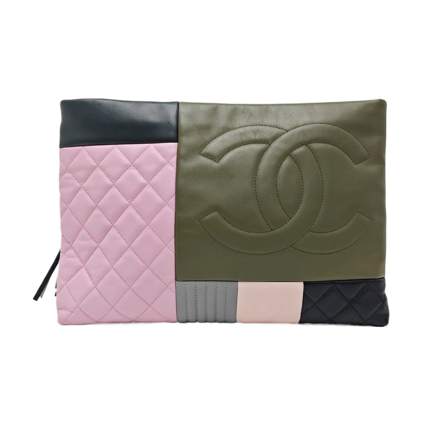Chanel Interlocking-CC Clutch Bag
