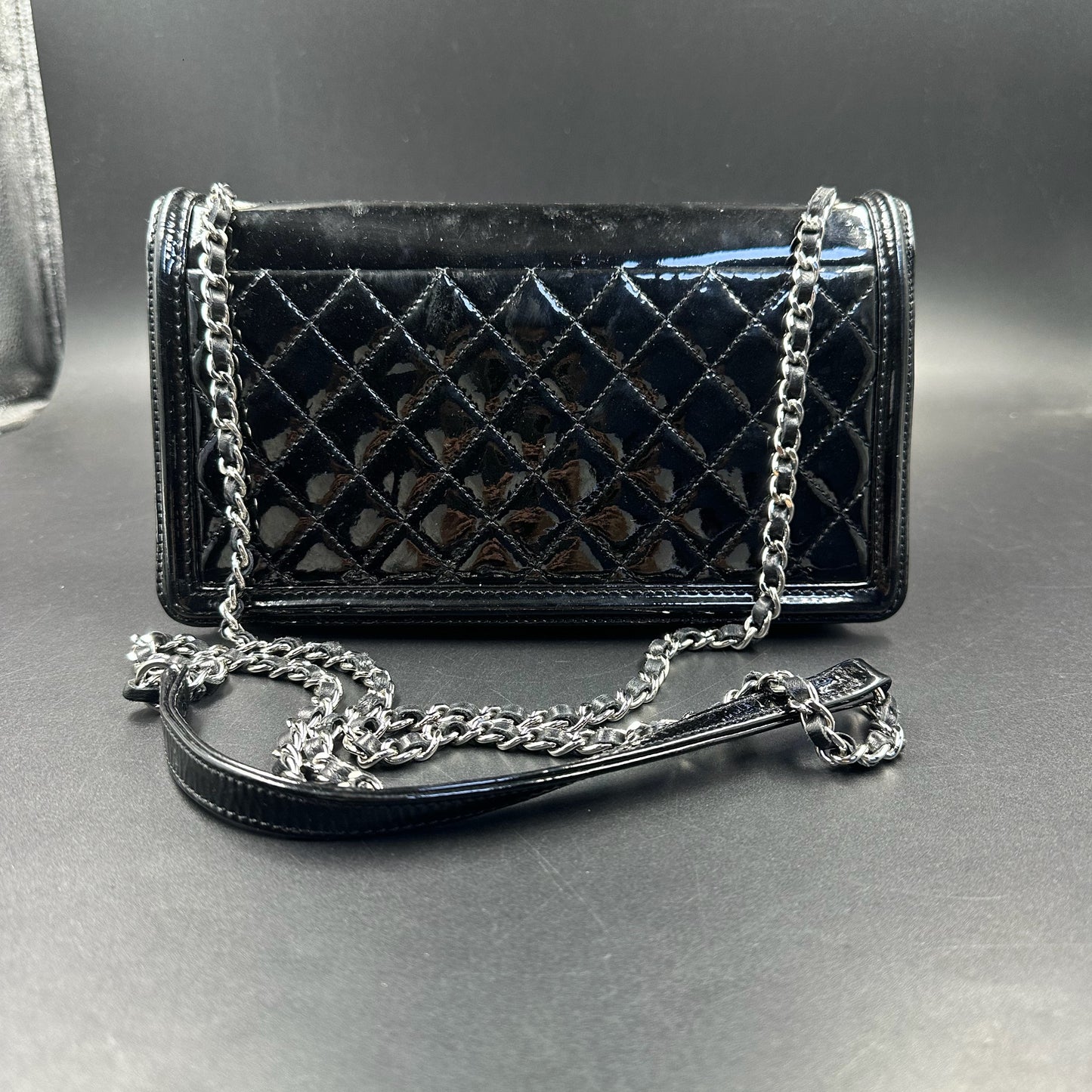Chanel Légo leather crossbody bag