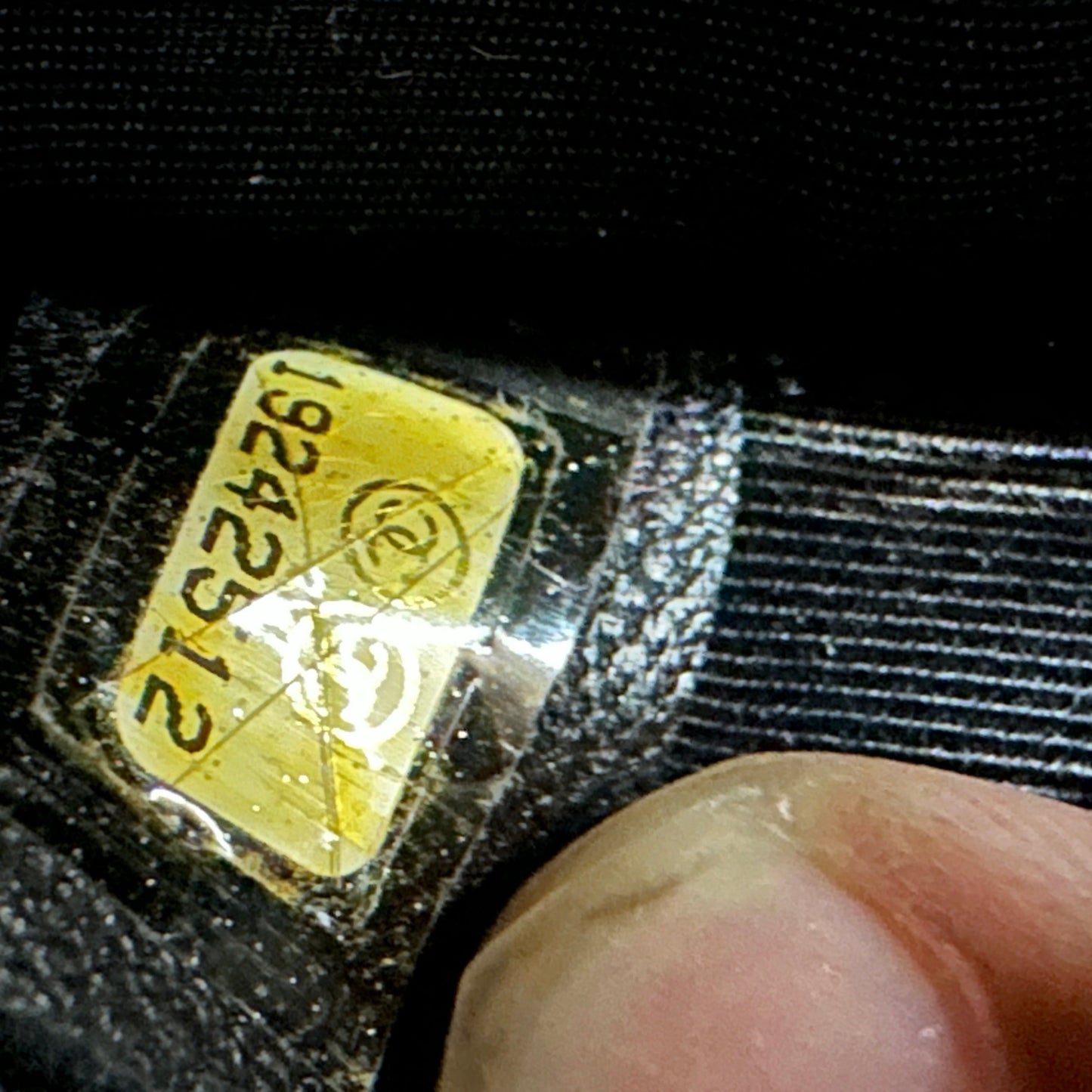 Chanel Légo leather crossbody bag
