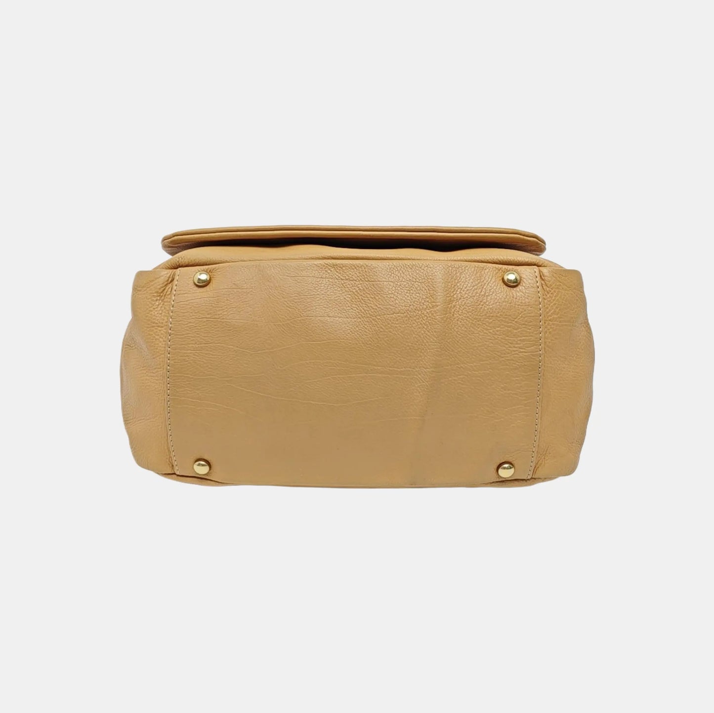Chanel Beige Leather Shoulder Bag