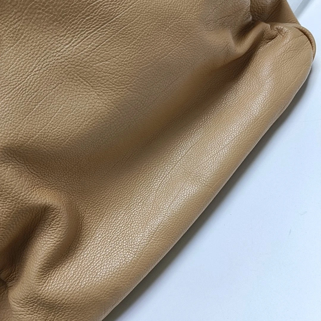 Chanel Beige Leather Shoulder Bag