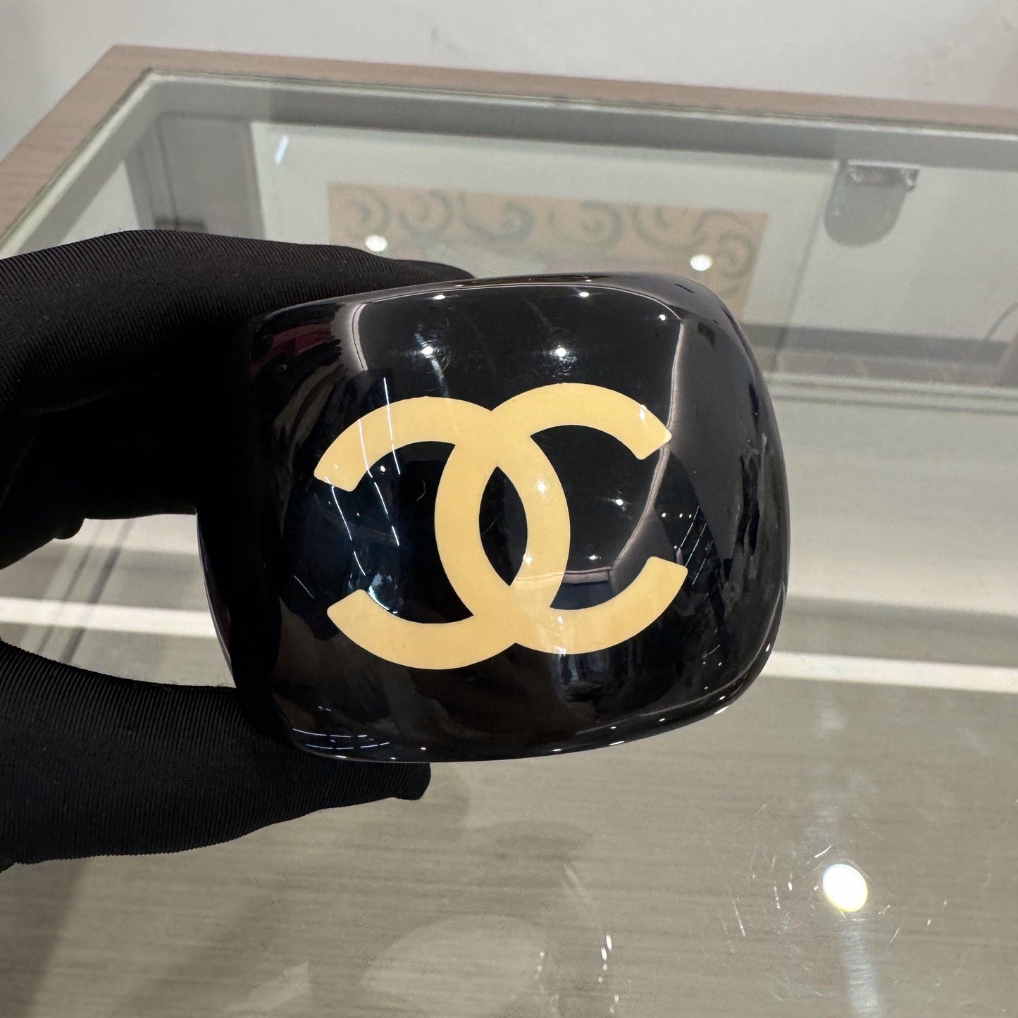 Chanel Vintage CC Camellia bracelet