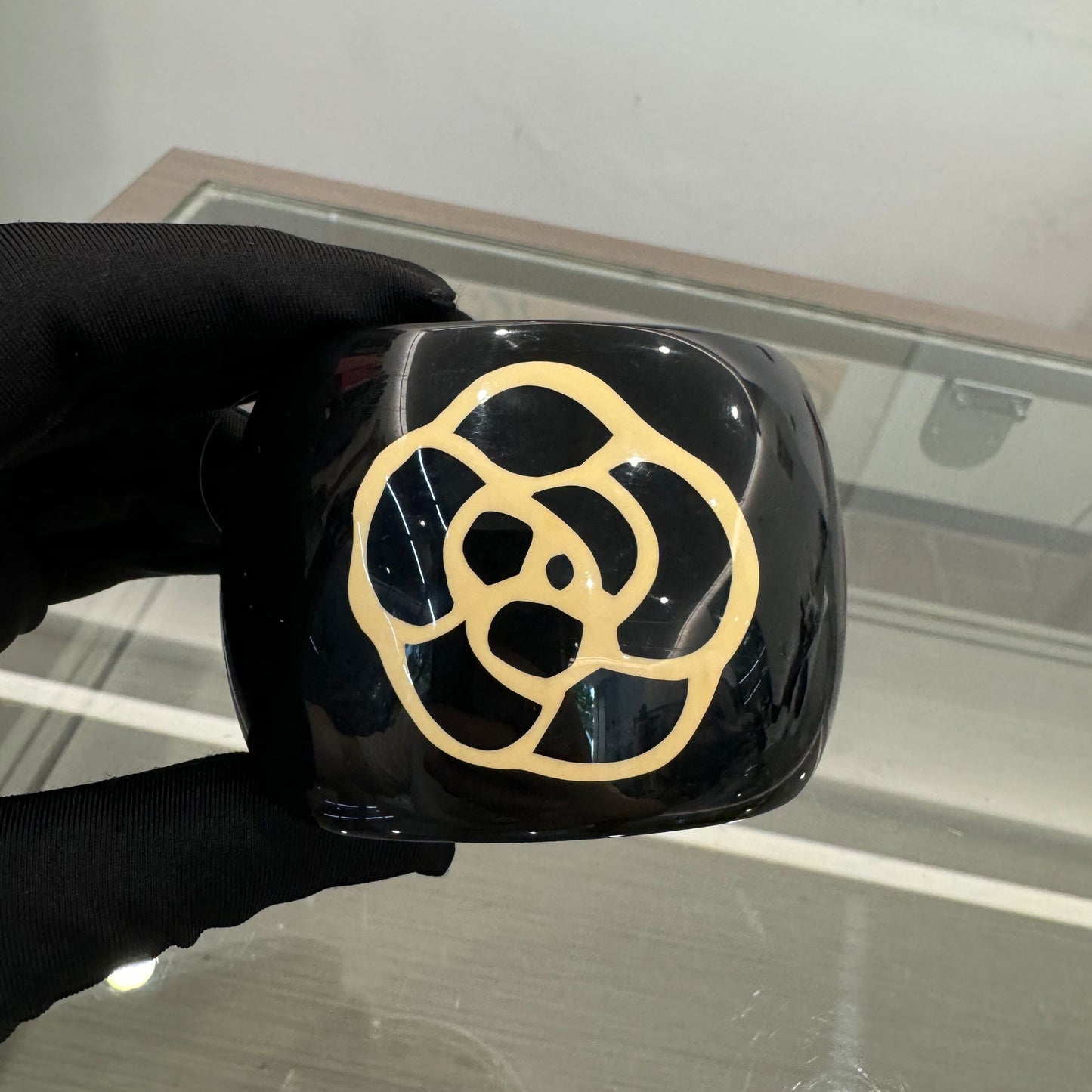 Chanel Vintage CC Camellia bracelet