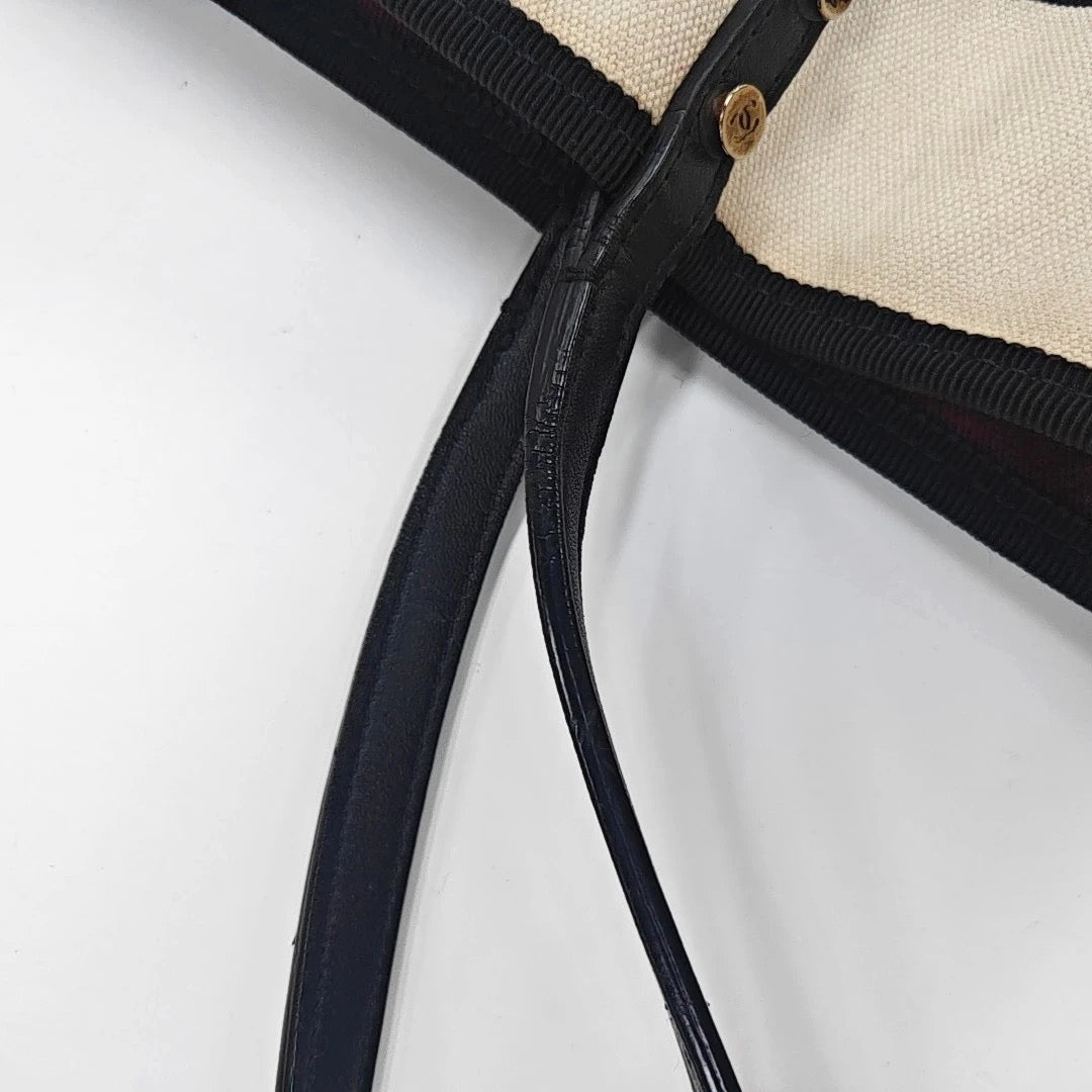 Chanel Small 5x5 Canvas Tote