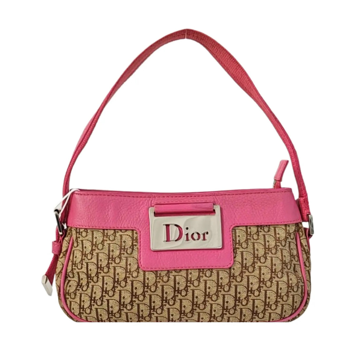 Christian Dior 2005 Trotter Canvas Tote Bag