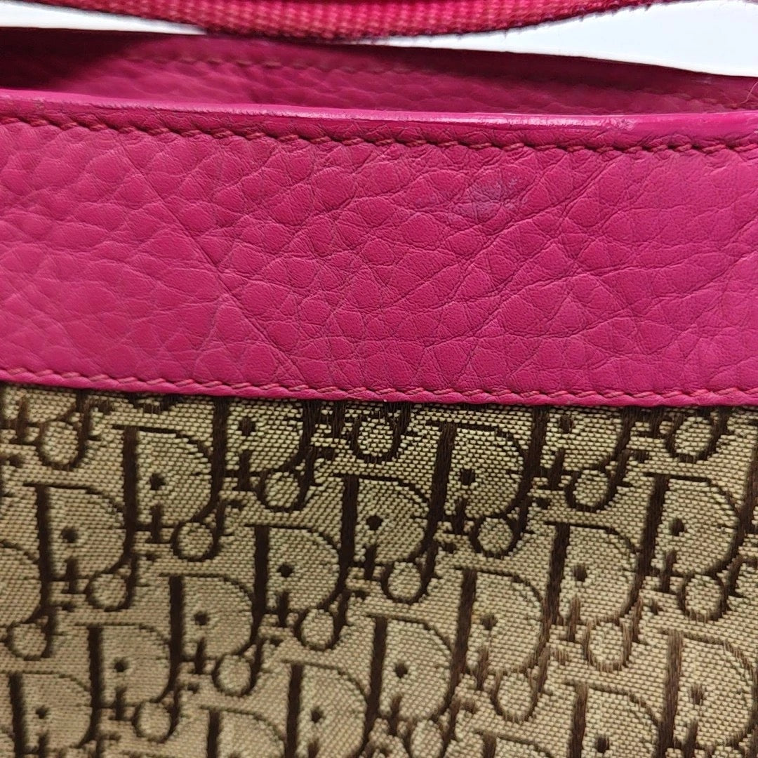 Christian Dior 2005 Trotter Canvas Tote Bag
