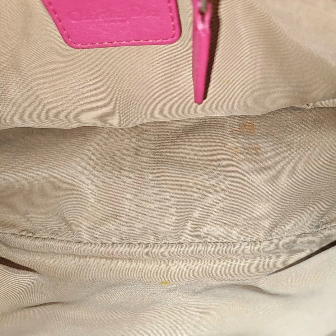 Christian Dior 2005 Trotter Canvas Tote Bag