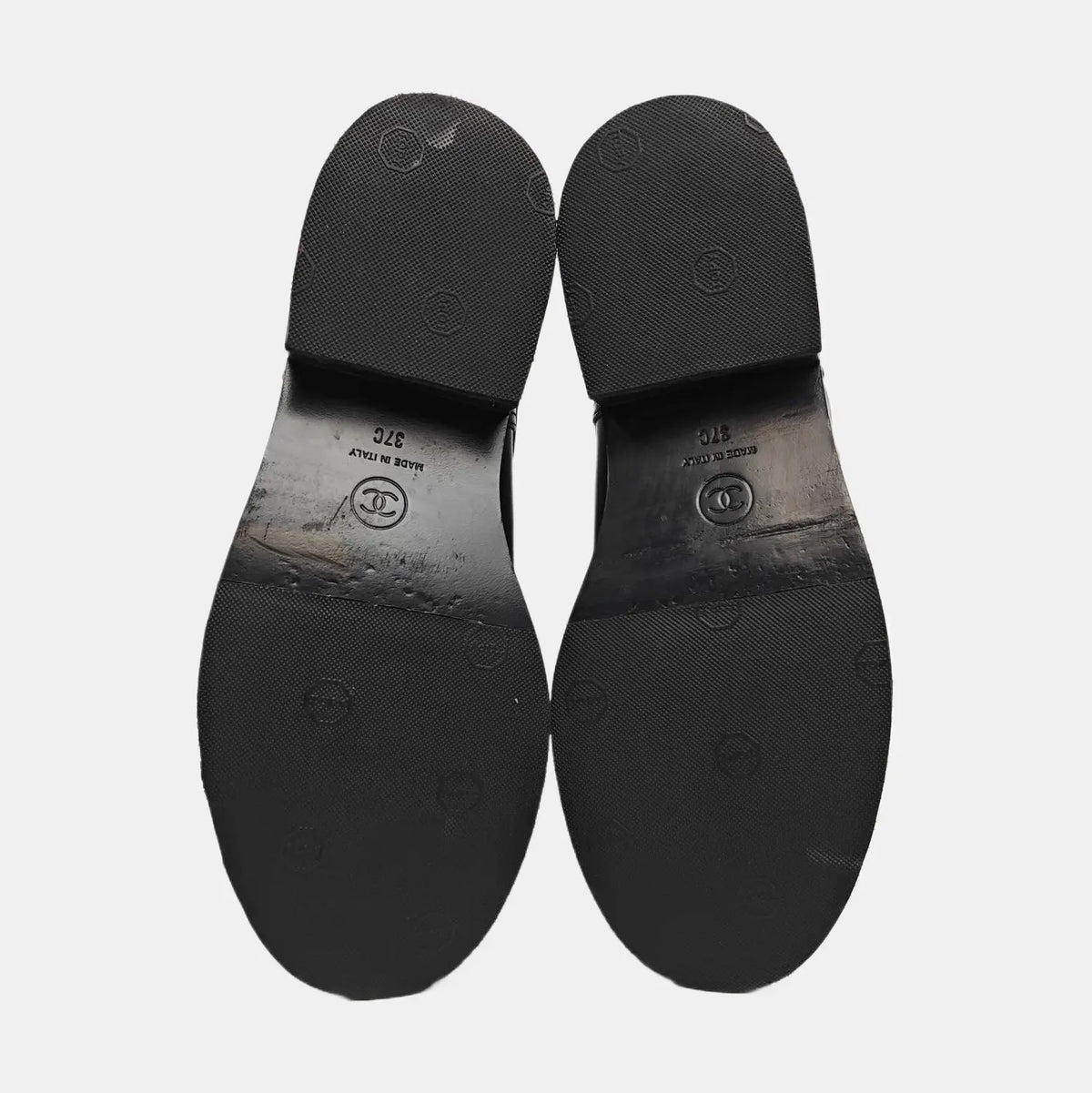 Chanel 2016 Interlocking CC Logo Riding Boots-37