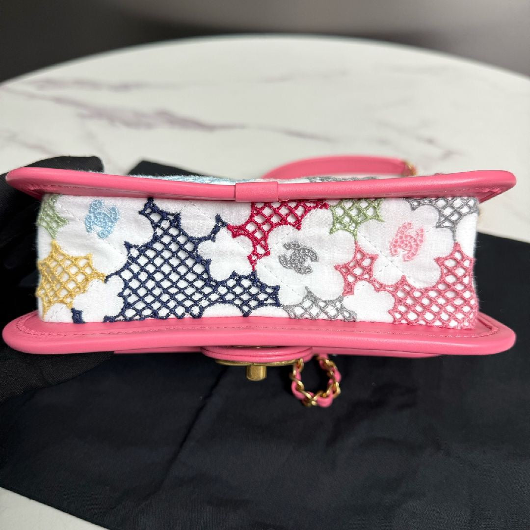 Chanel Small Lace Patchwork Flap Bag