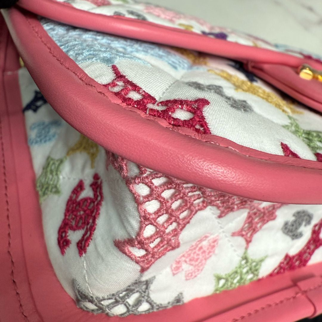Chanel Small Lace Patchwork Flap Bag