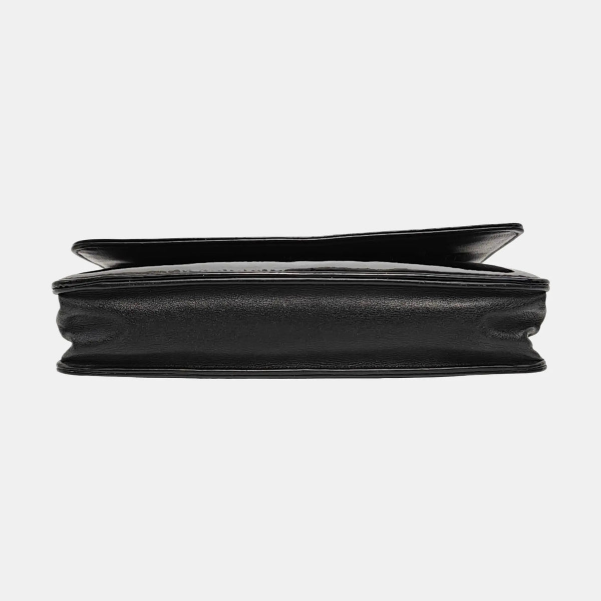 Chanel Patent Leather CC Patent Wallet On Chain