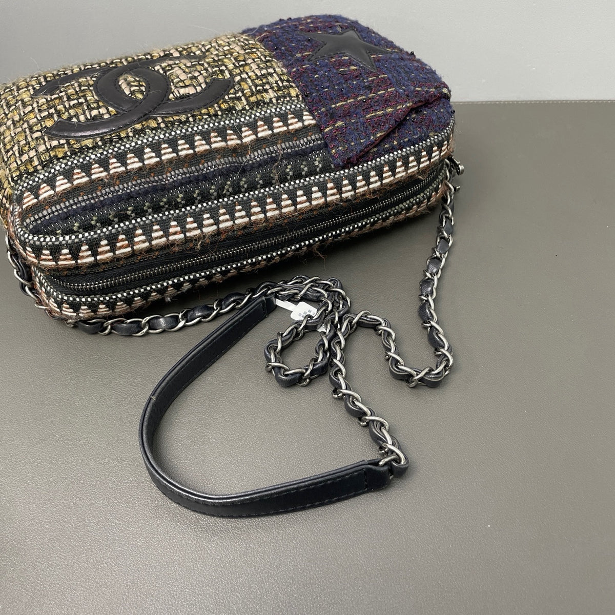 Chanel Paris-Dallas Tweed Camera Case
