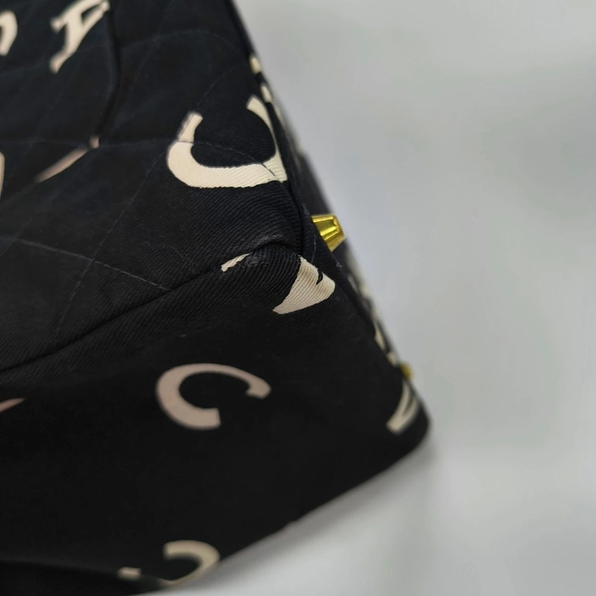 Chanel Logo Print Tote